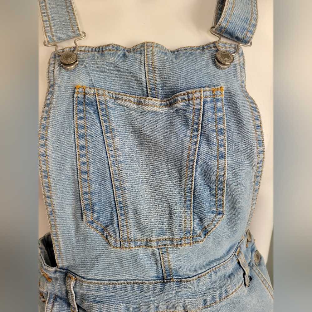 Denim Blue Women's Overall Dress - Picture 5 of 7